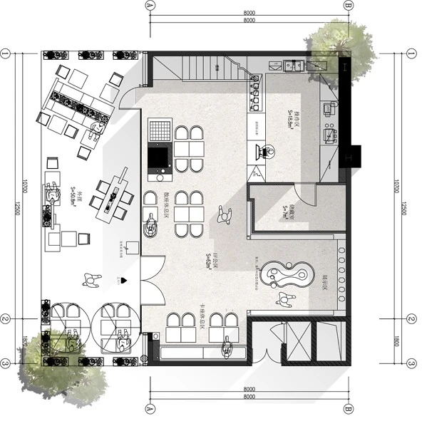 04 三利广场分店 · 三利平面图1F